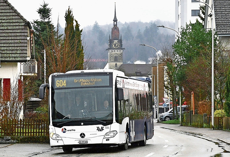 Noch fährt der Bus auf der Linie 604. Doch diese soll aufgehoben werden.Bild: Janine Mueller