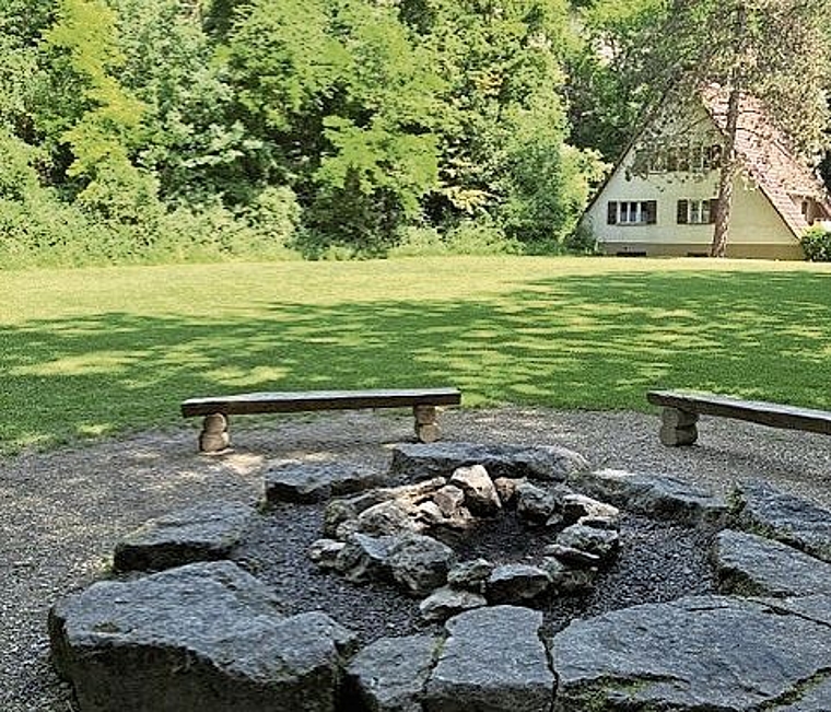 Das Pfadiheim-Fest findet in idyllischer Umgebung statt.BILD: ZVG