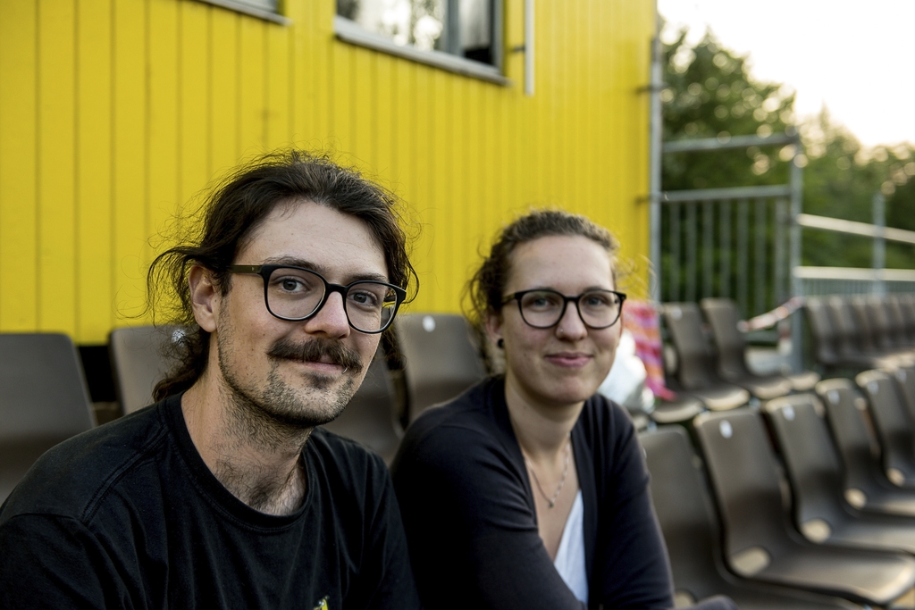 Fast zuoberst sassen Nik Wiler und Carla Frasson inklusive Seesicht. Eine Kollegin empfahl ihnen den Film.