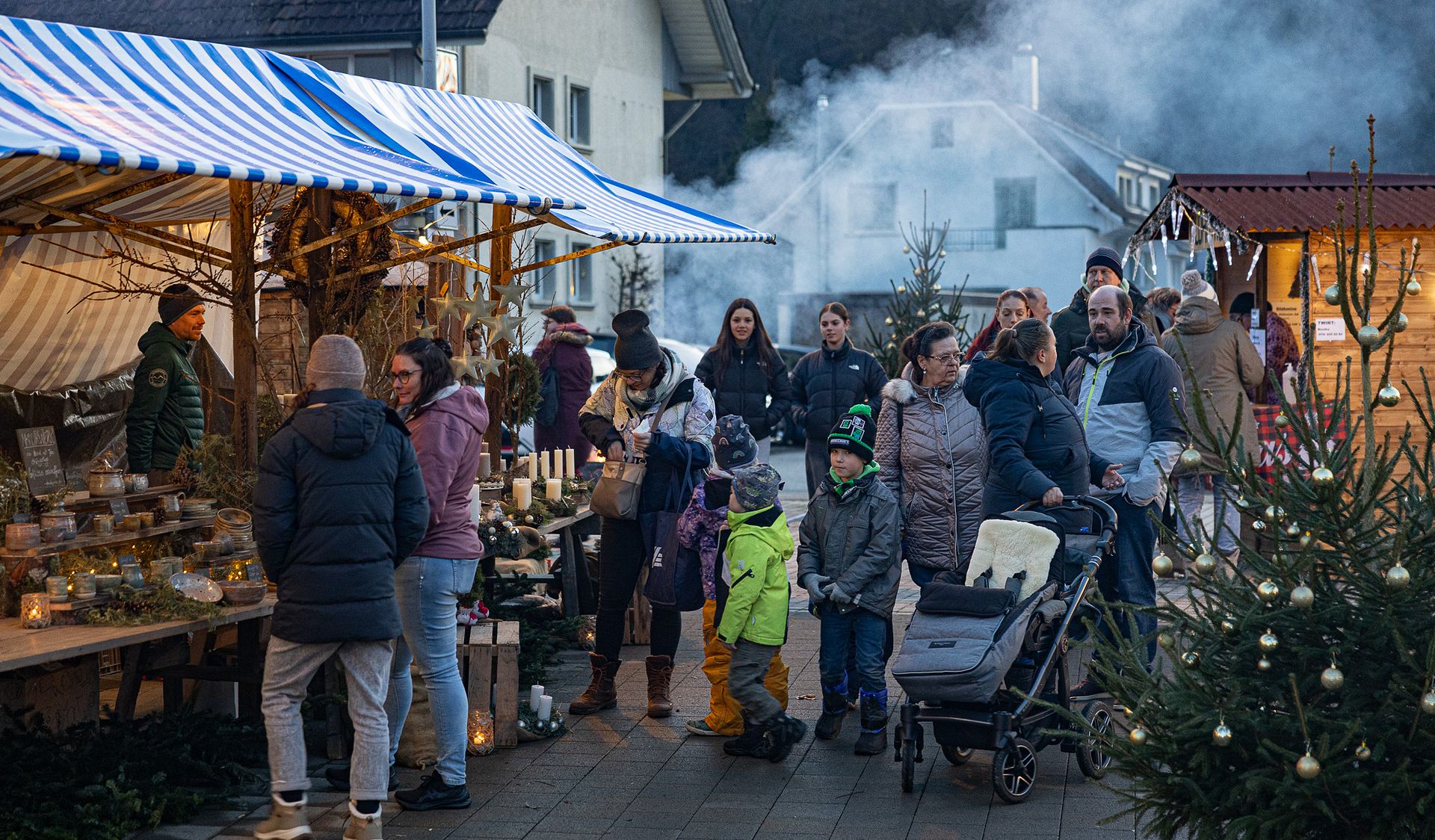 Die Besucher erlebten einen heimeligen Empfang.