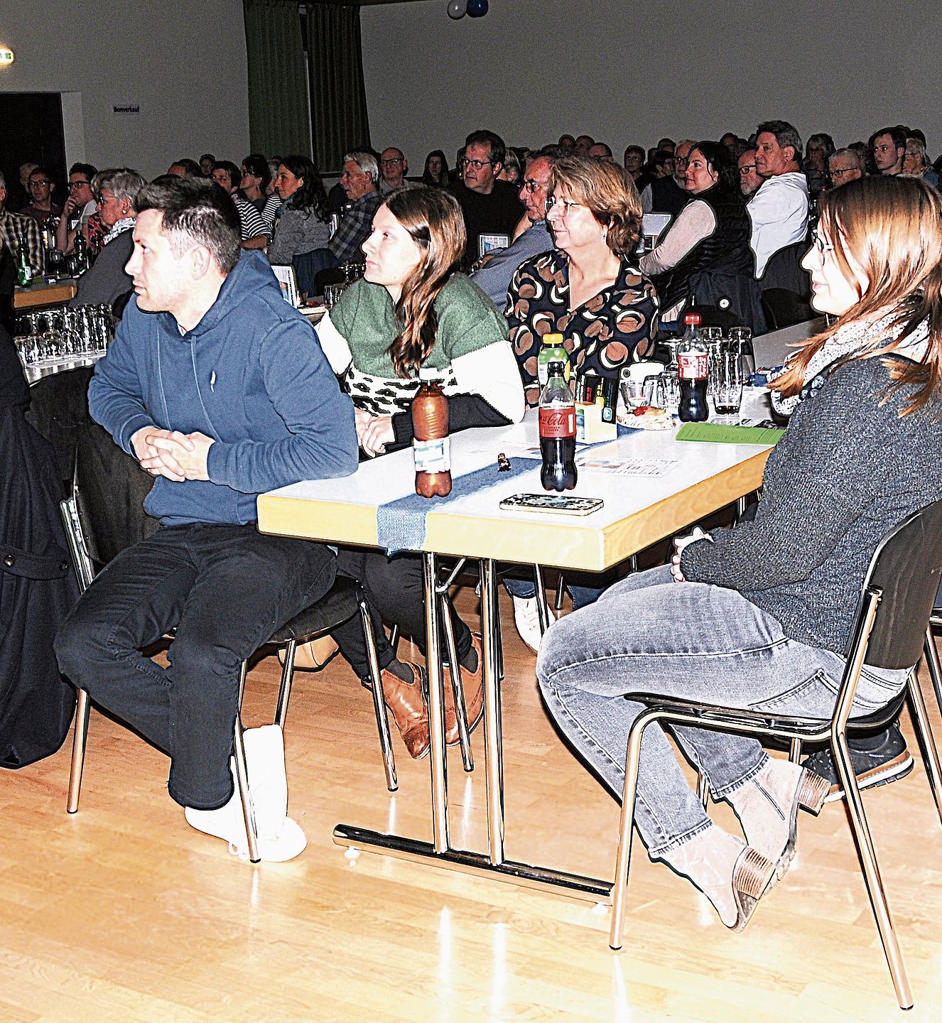 Über 100 Gäste verfolgten am Donnerstag das Jahreskonzert. Über 100 Gäste verfolgten am Donnerstag das Jahreskonzert.