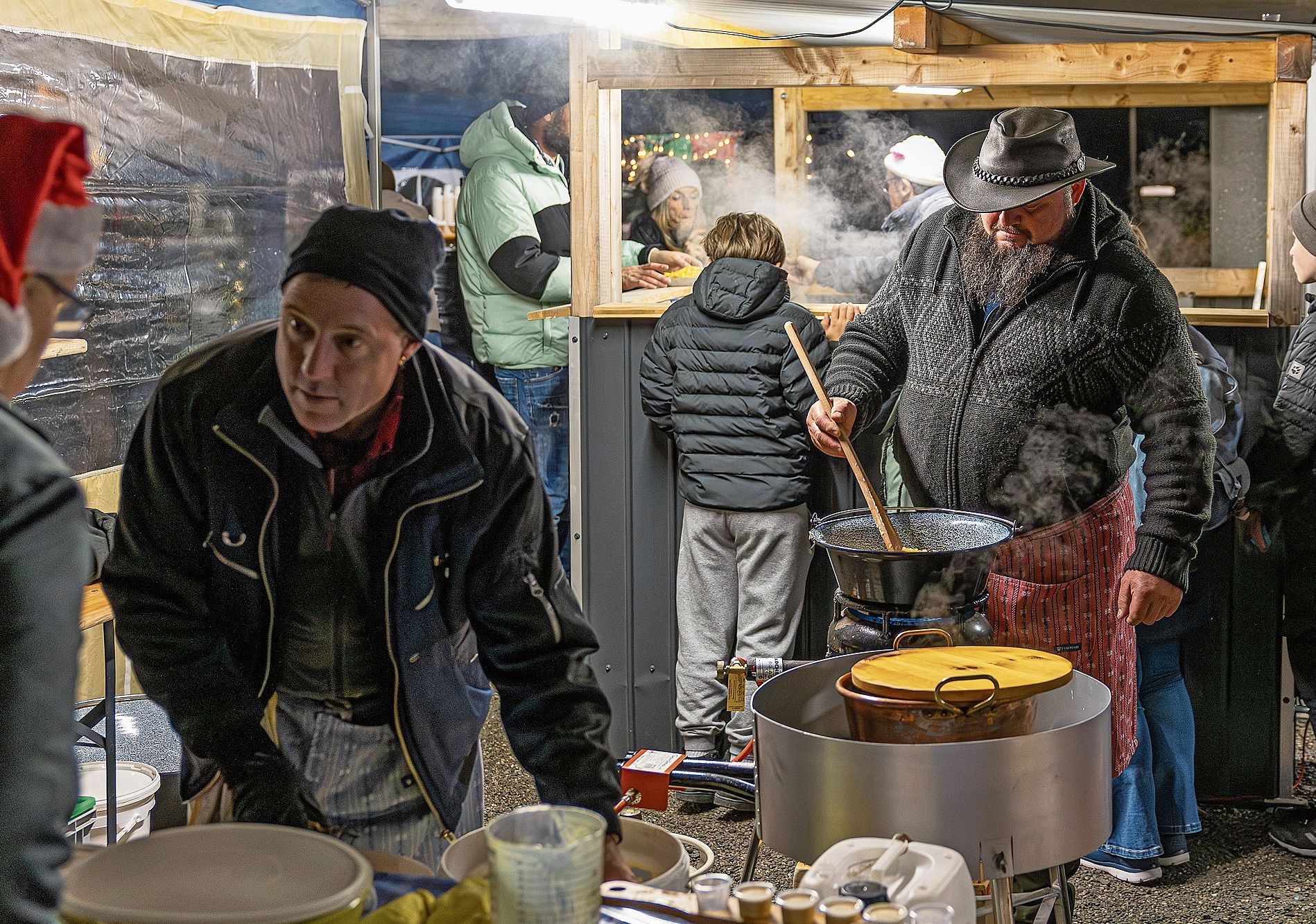 Hier wurde lecker und frisch gekocht. Hier wurde lecker und frisch gekocht.