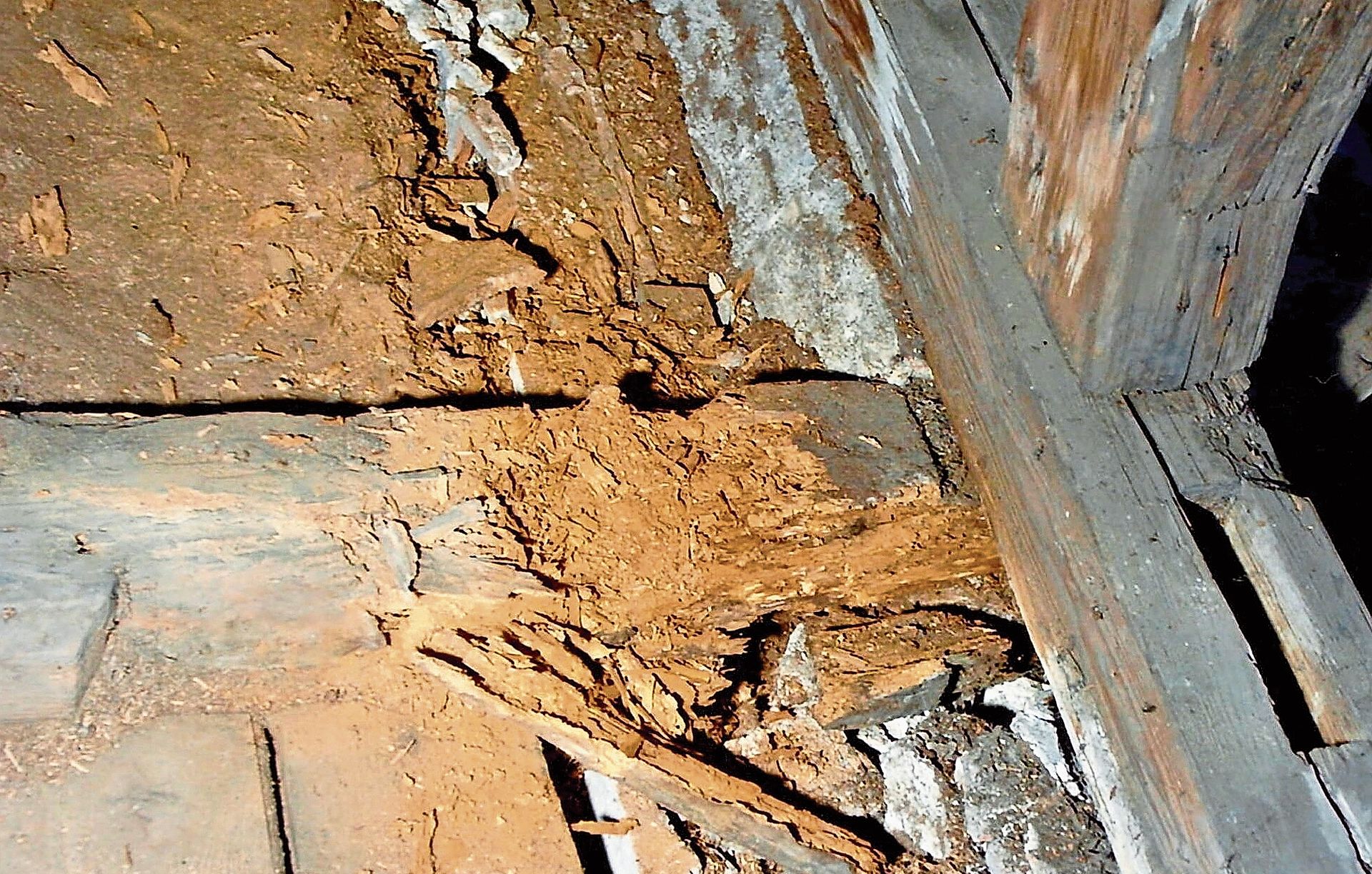 Balken, die dringend saniert werden mussten.	Bild: zvg