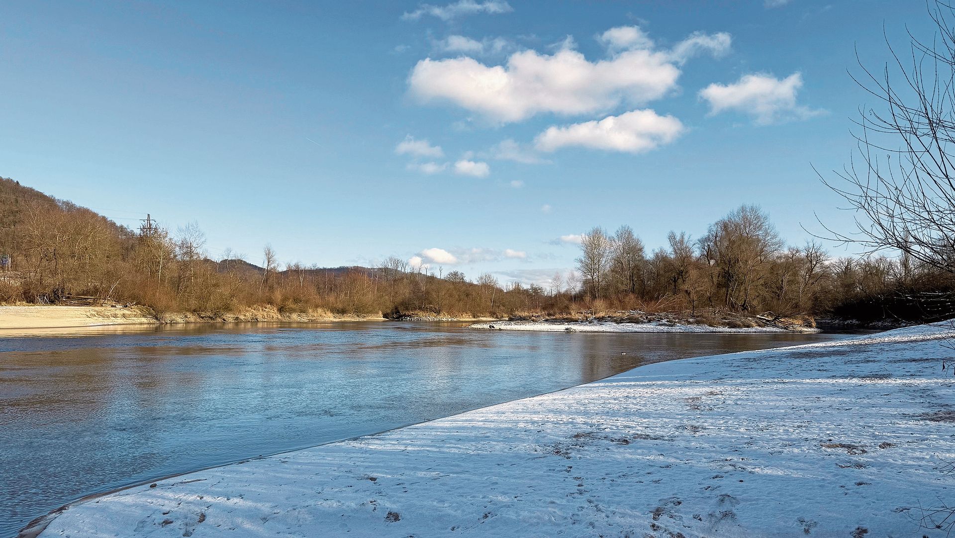 Die Flachwasserzone bei den Boniger Inseln wurde beim Neubau des Kraftwerks Ruppoldingen geschaffen.Bilder: Beat Rüegger / ornifoto.ch
