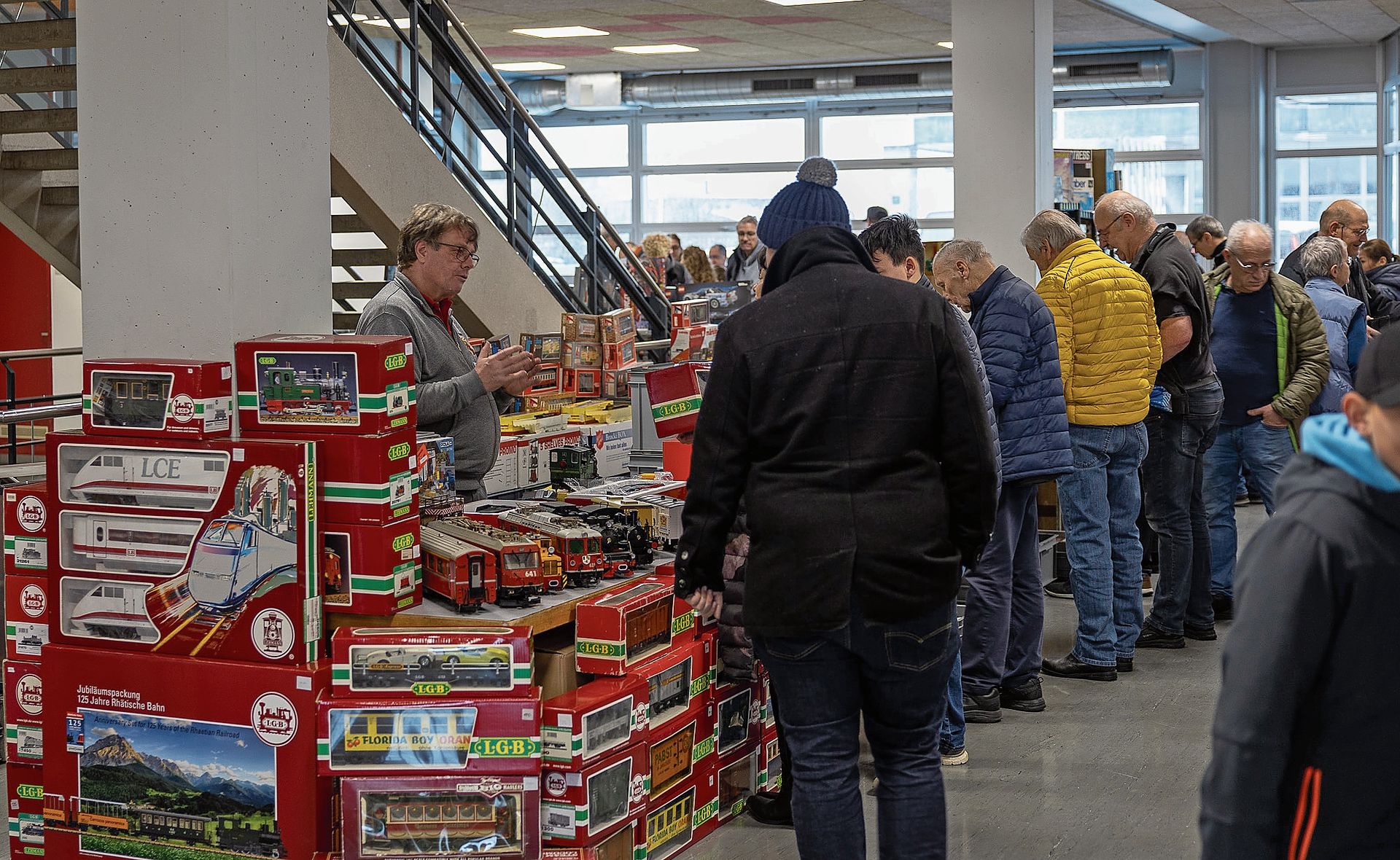 Modelleisenbahnen gab es in allen möglichen Grössen.