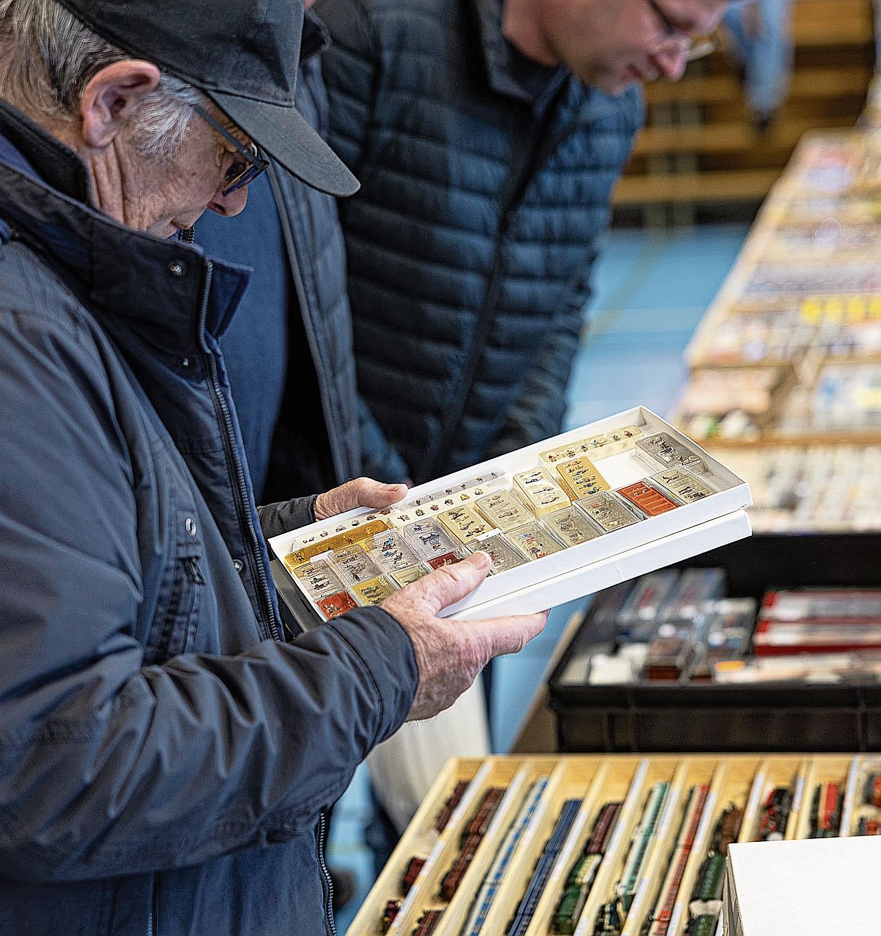 Filigrane Figuren für die Modelleisenbahn-Landschaft.