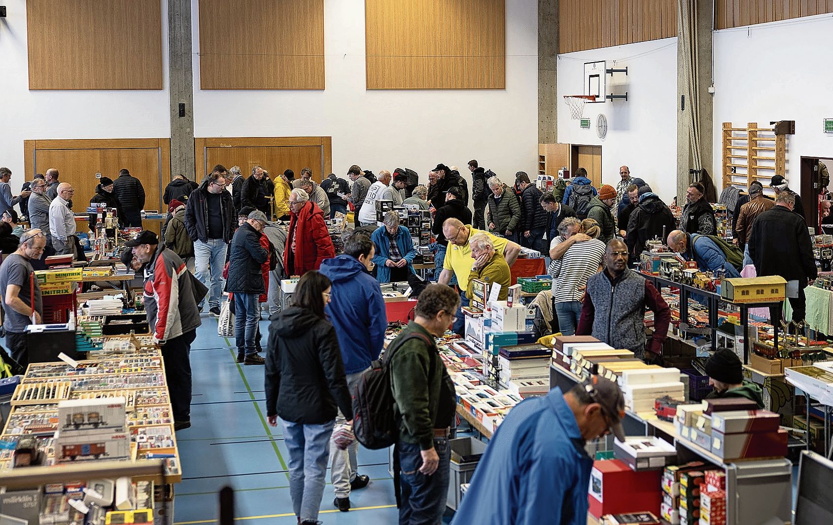 Die Börse verzeichnete einen grossen Besucheraufmarsch.