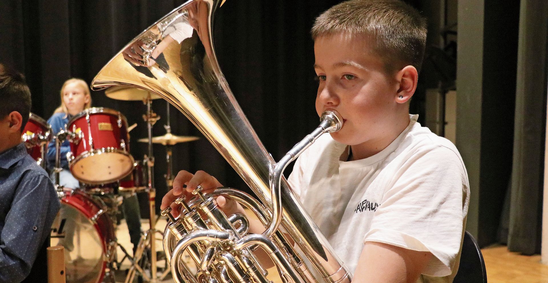 Die Regionale Jugendmusik Aareland vereint Blas- und Schlaginstrumente in ihren Reihen.Bild: Doris Sestito