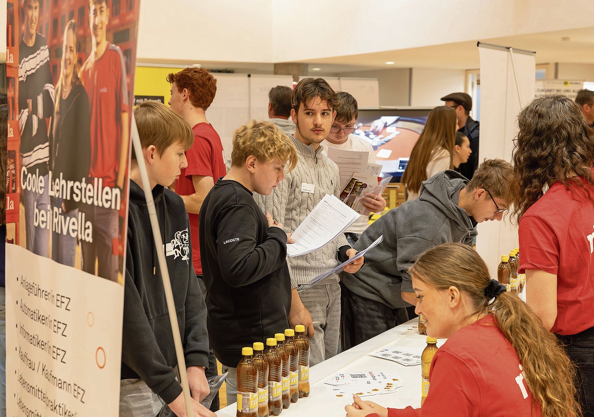 Bei der Rivella AG gibt es richtig gute Lehrstellen.