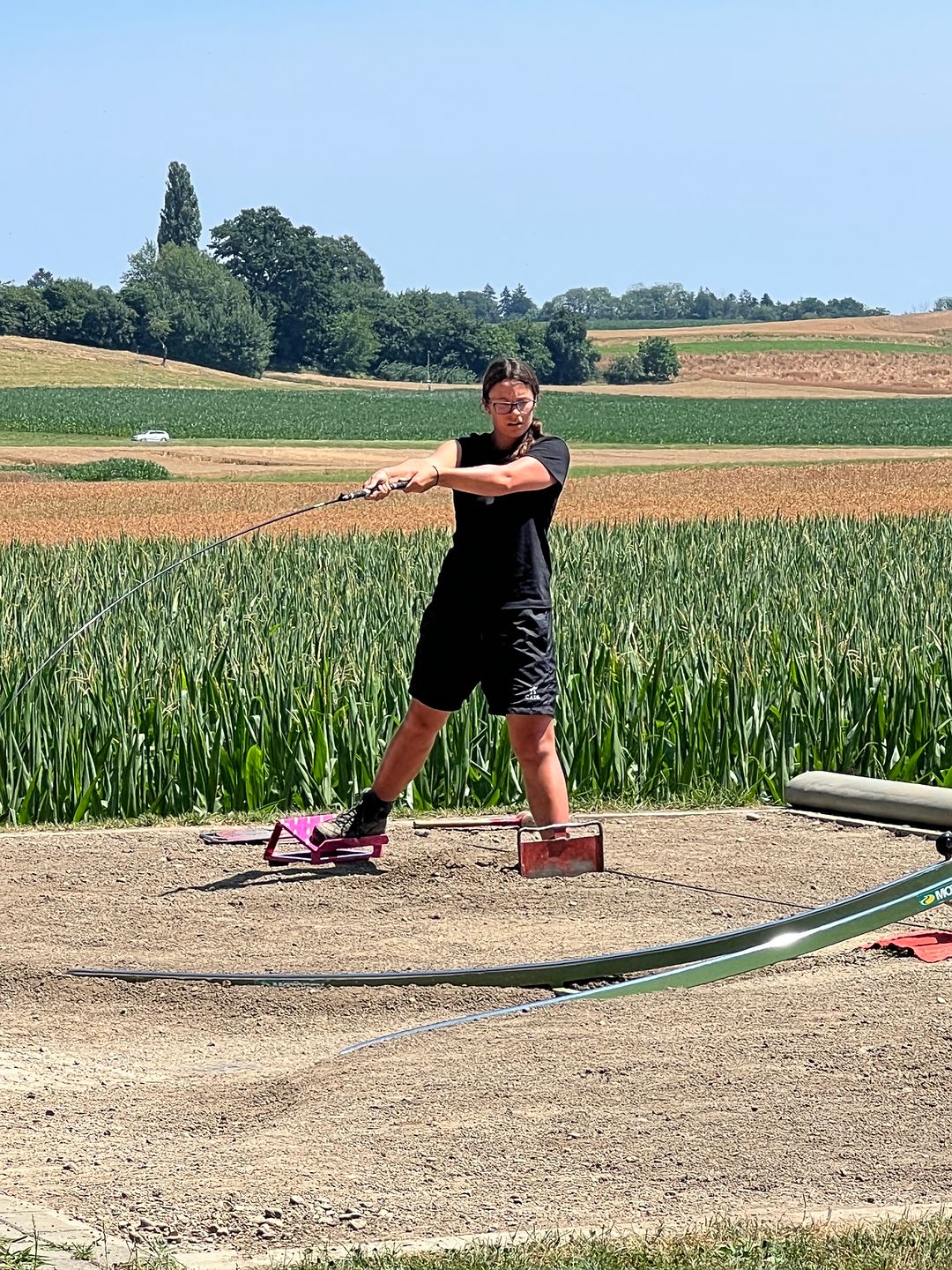 Amelie Katharina Lanz in action.