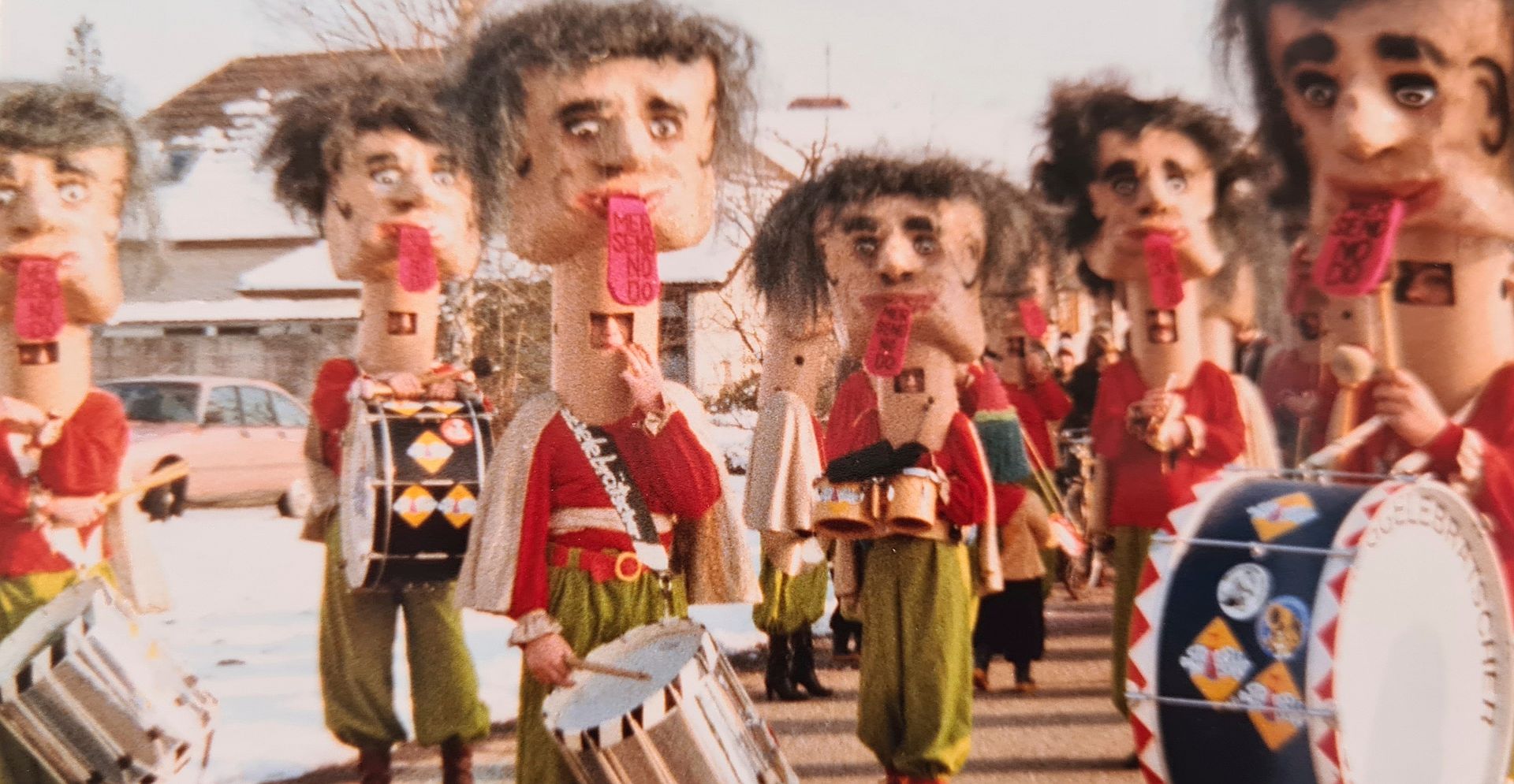 Die Sträggelebrätscher in früheren Jahren.Bilder: zvg