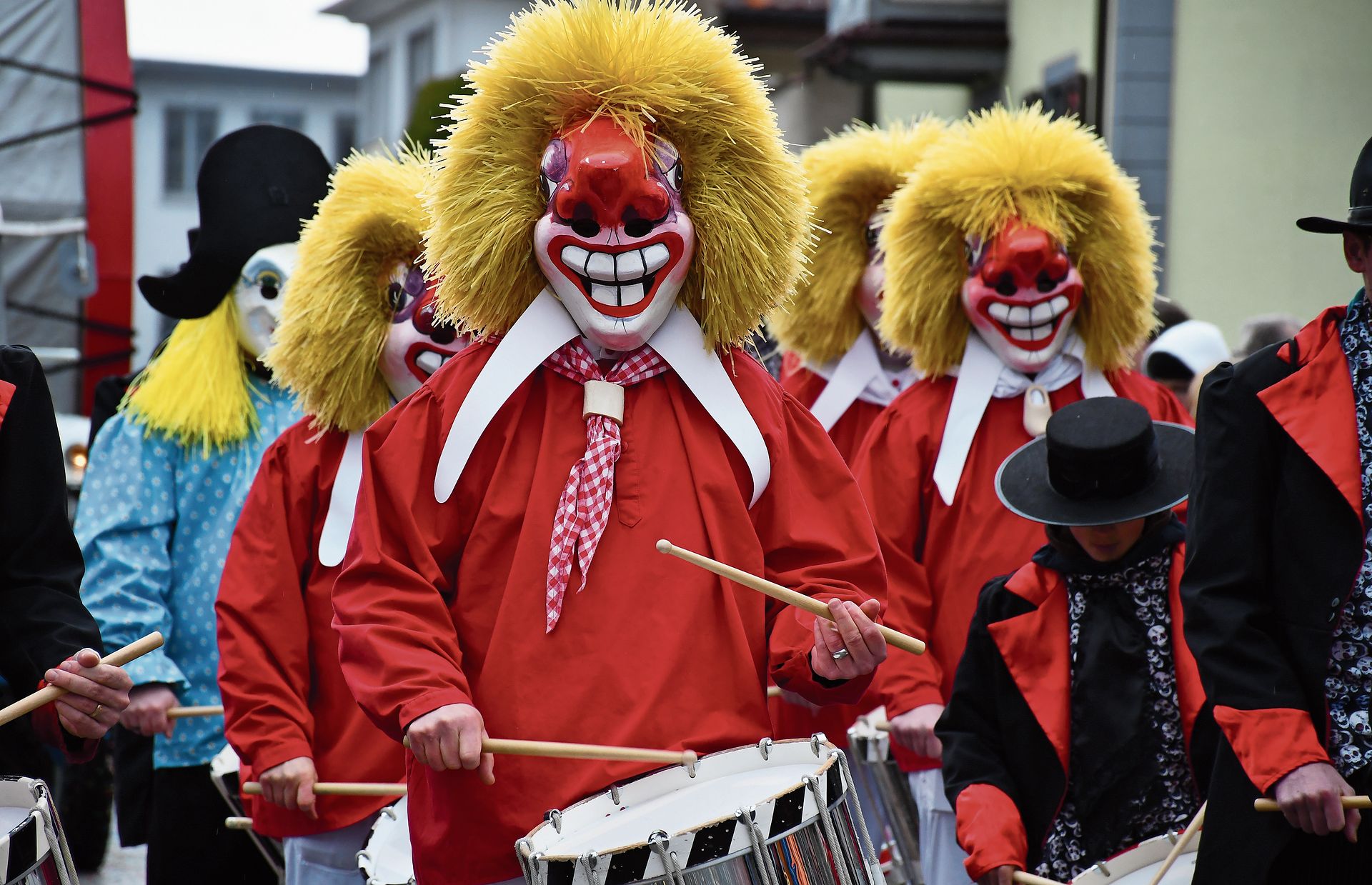 Die Tambourenvereine Rothrist und Zofingen spannten zusammen. Die Tambourenvereine Rothrist und Zofingen spannten zusammen.