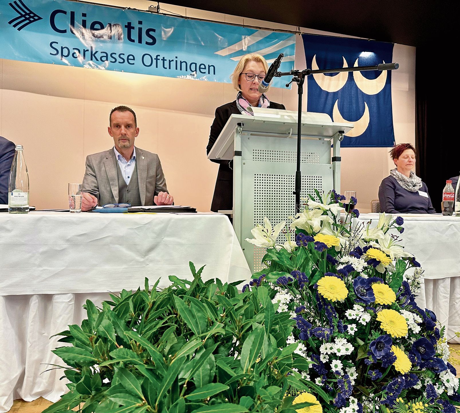 Verwaltungsratspräsidentin Sandra Lüscher-Ott sprach von einem schwierigen Umfeld, in dem sich die Bank gut behaupten konnte.
