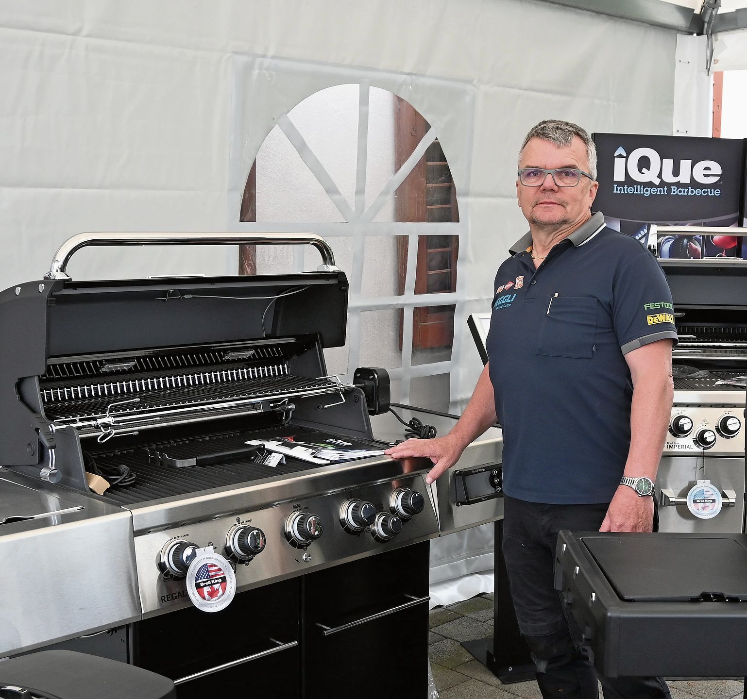 Leonz Heggli ist der Organisator der gemeinsamen Frühlingsausstellung von sechs Firmen in Oftringen.Bild: thomas Fürst