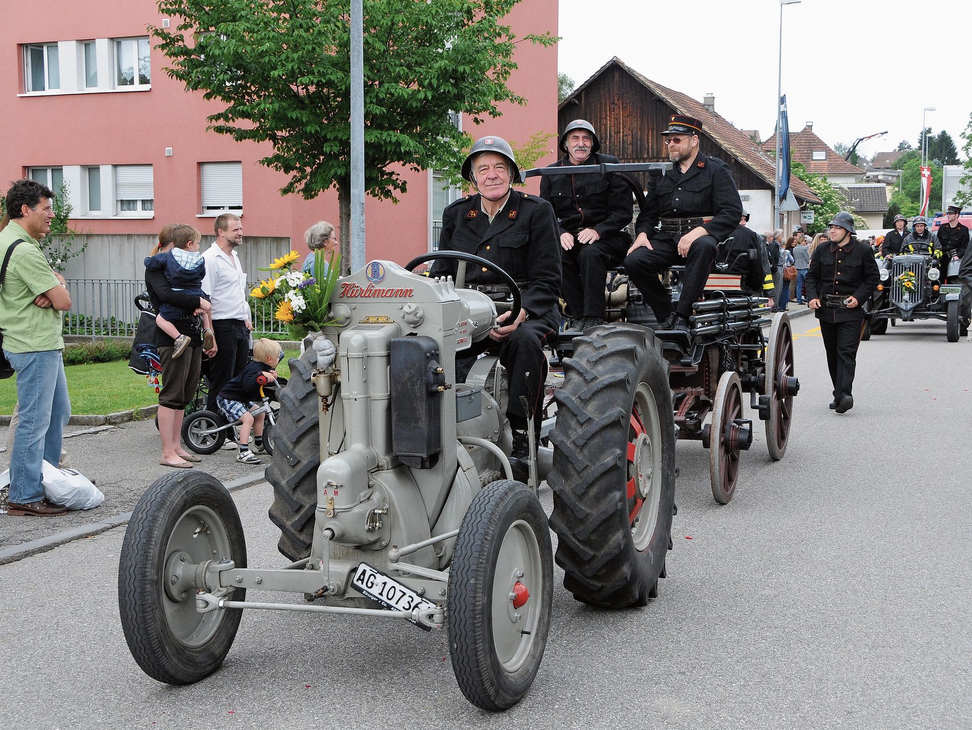 Teilnahme am Dorffest 2012. Bild: Archiv Wiggertaler / Bruno Muntwyler Teilnahme am Dorffest 2012. Bild: Archiv Wiggertaler / Bruno Muntwyler