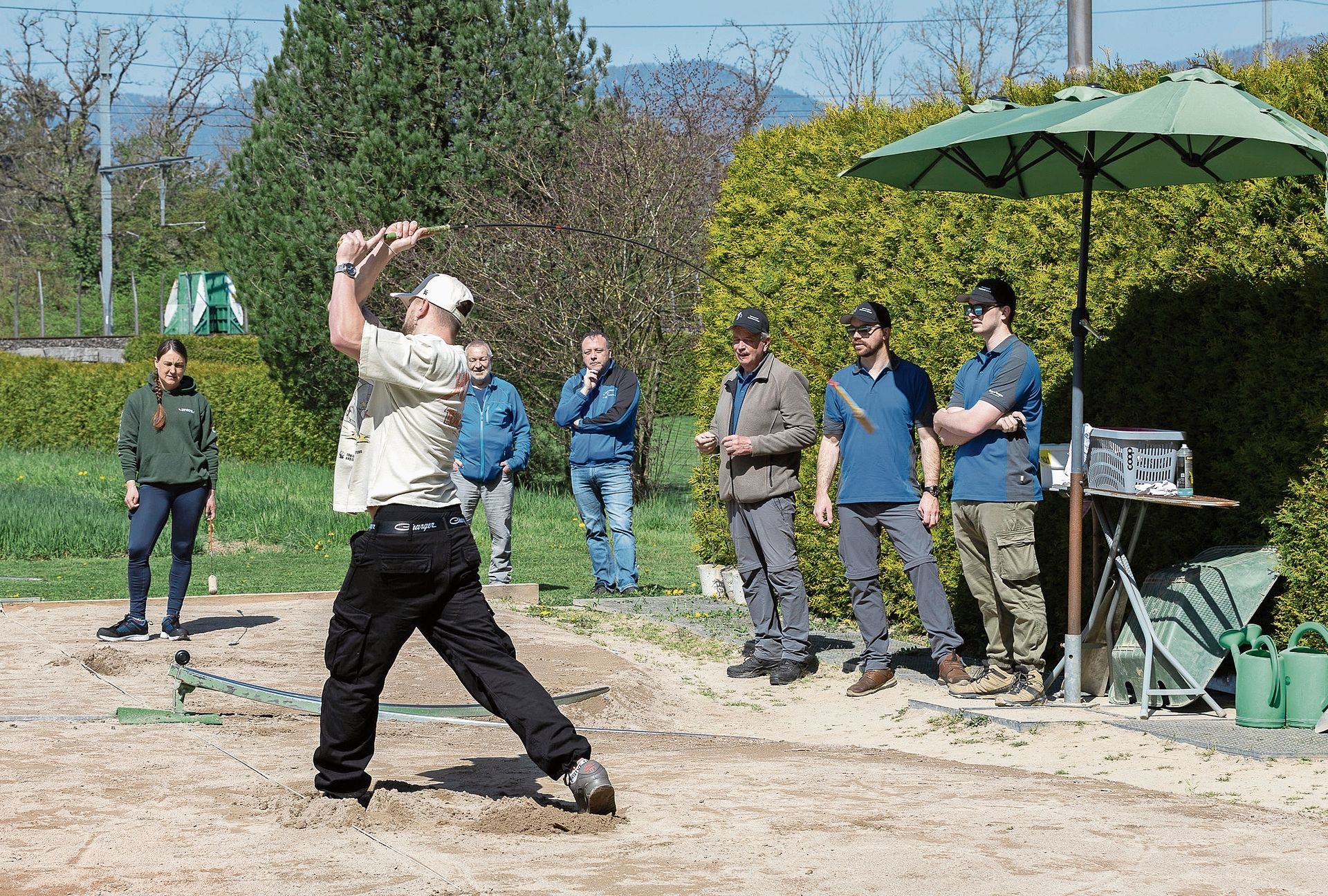 Schwung und Präzision sind ausschlaggebend.Bilder: Patrick Lüthi