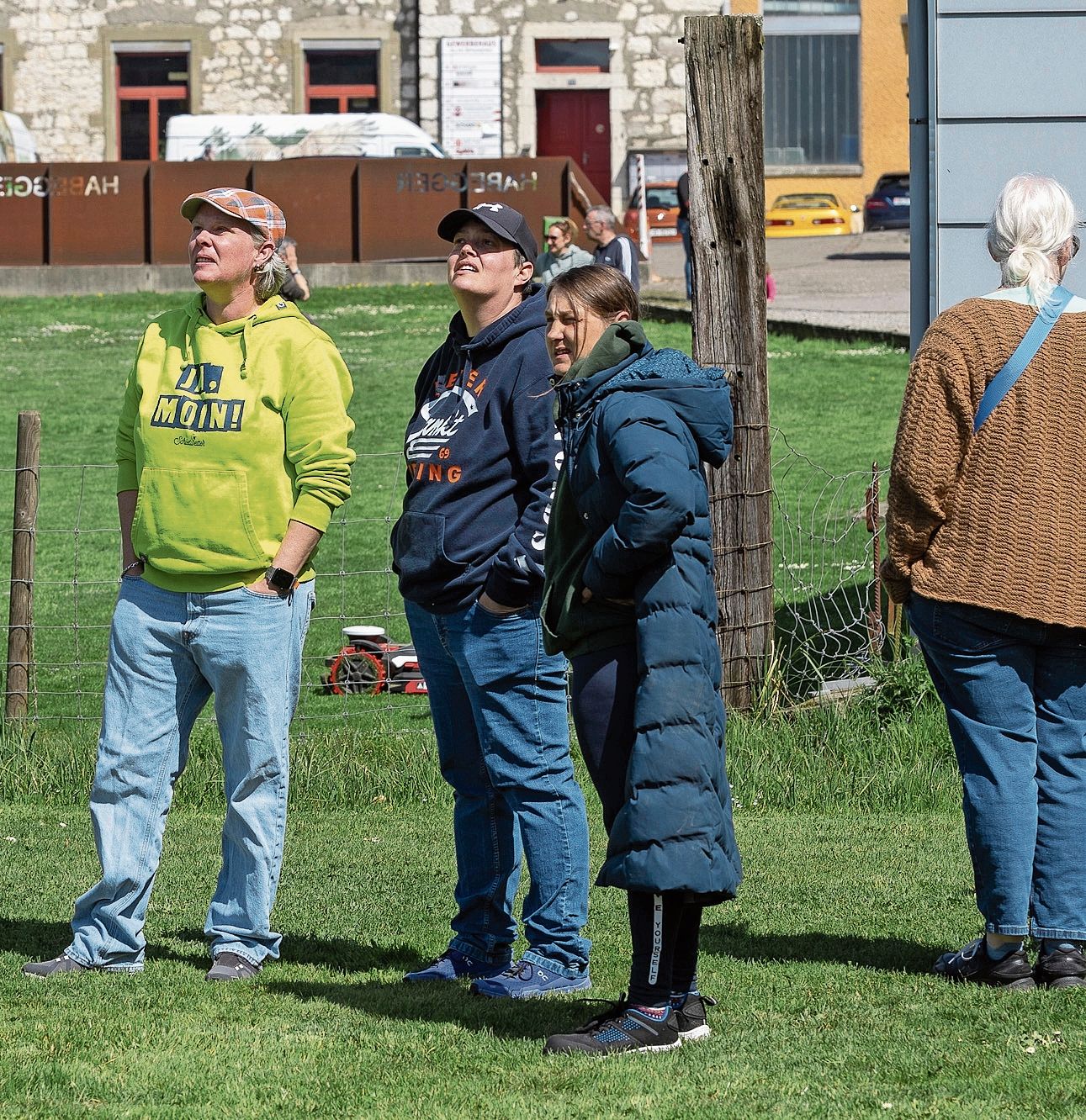 Die fliegende «Nouss» mit den Augen zu verfolgen war nicht leicht.
