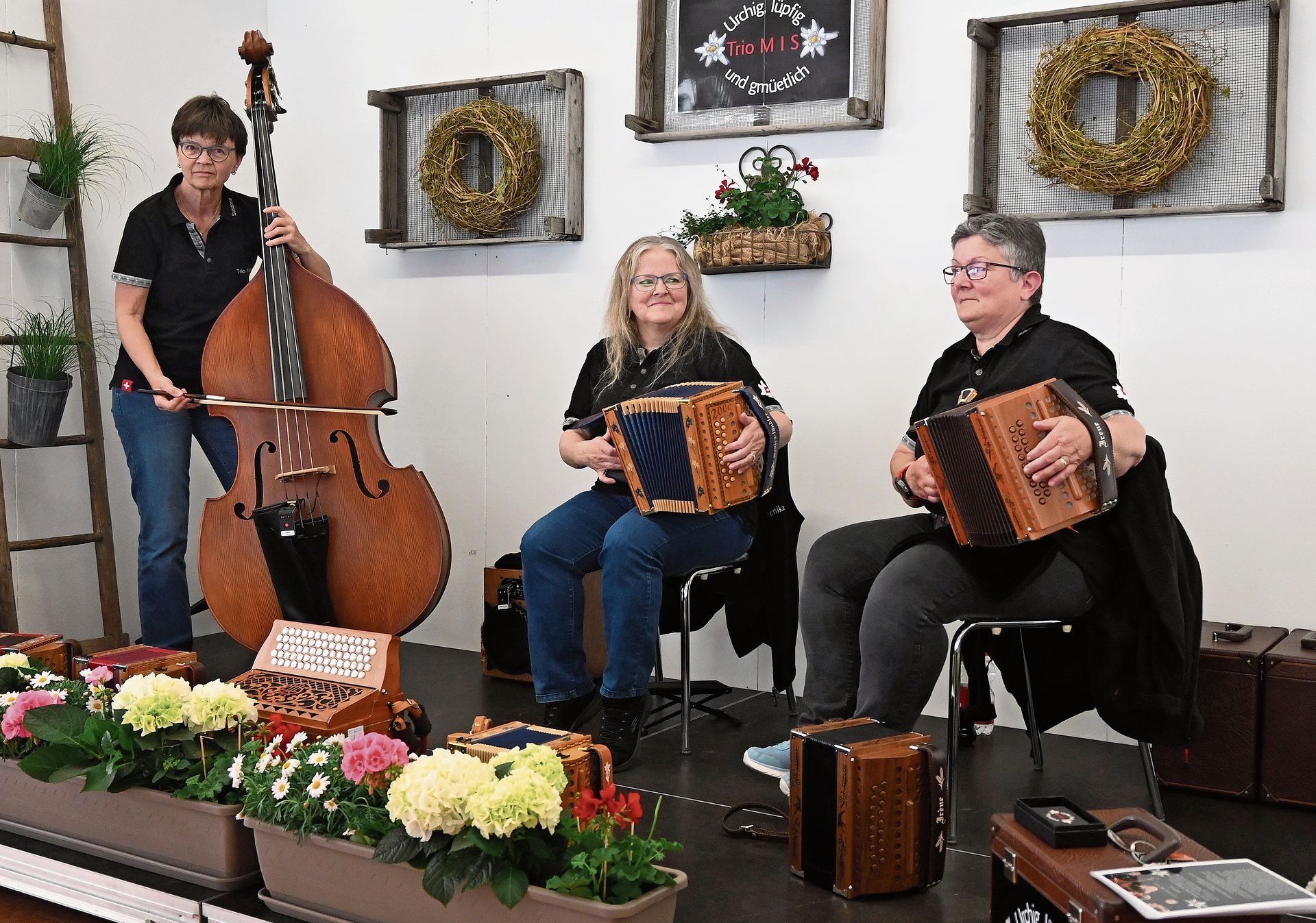 Das Trio MIS spielte zur Unterhaltung auf.Bild: thomas Fürst