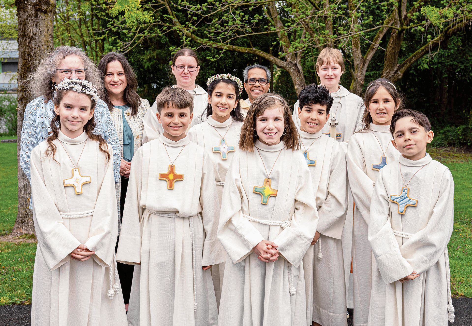 Die Brittnauer Kinder feierten in Strengelbach.BILDer: Dominik Nussbaumer
