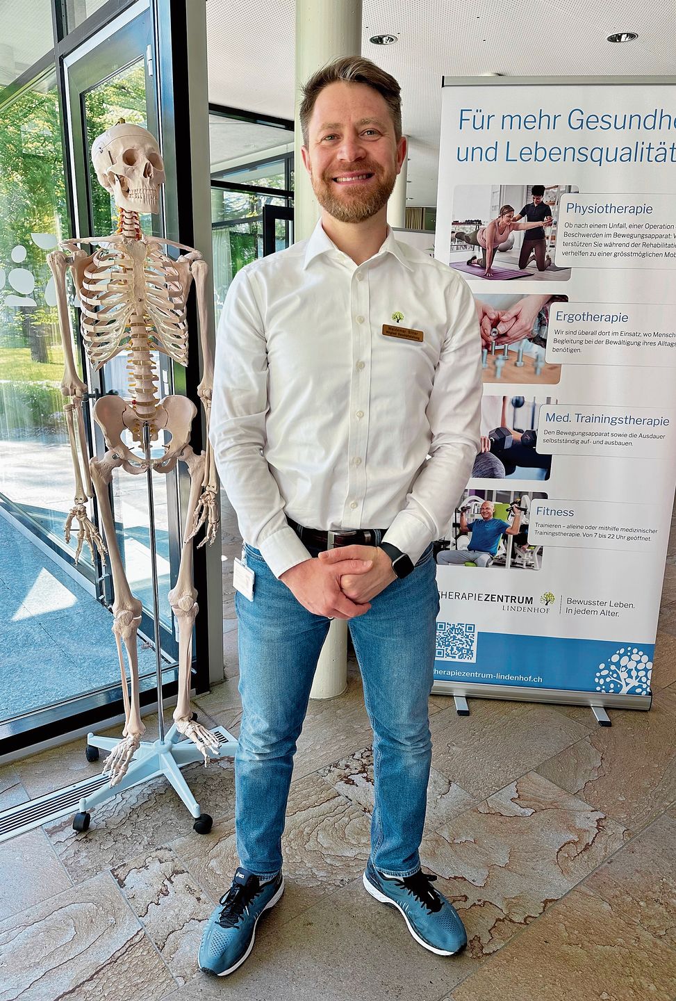 Waldemar Bitter hat die Leitung des Therapiezentrums Lindenhof inne.