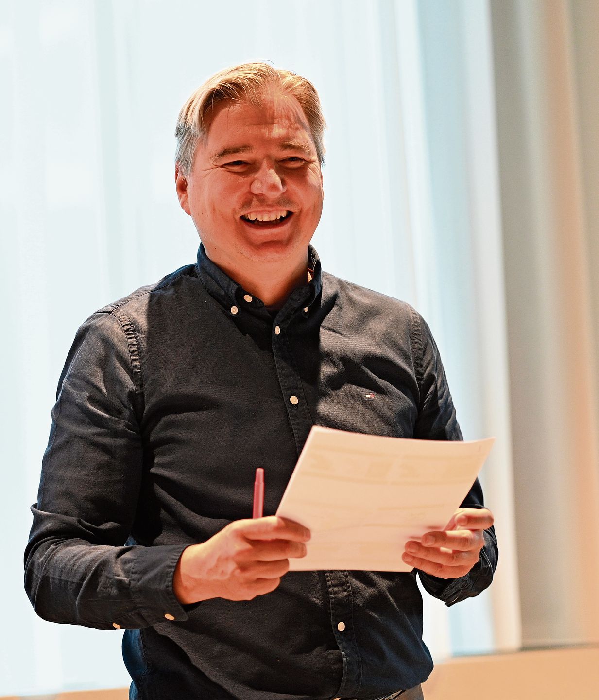 Christian Haschka führte als neuer Präsident des Gewerbevereins durch die GV in der Stiftung azb. Christian Haschka führte als neuer Präsident des Gewerbevereins durch die GV in der Stiftung azb.