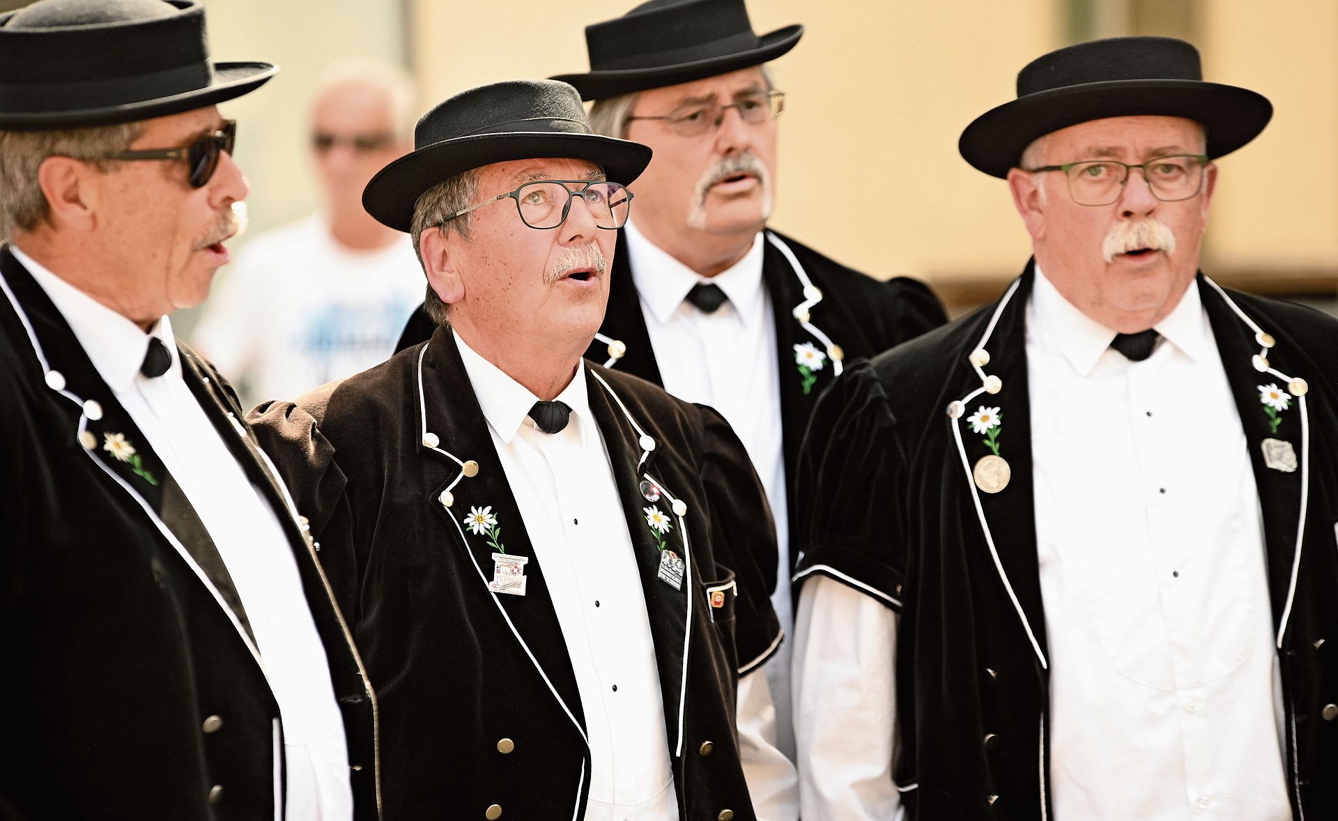 Das Jodlerdoppelquartett Rothrist. Das Jodlerdoppelquartett Rothrist.