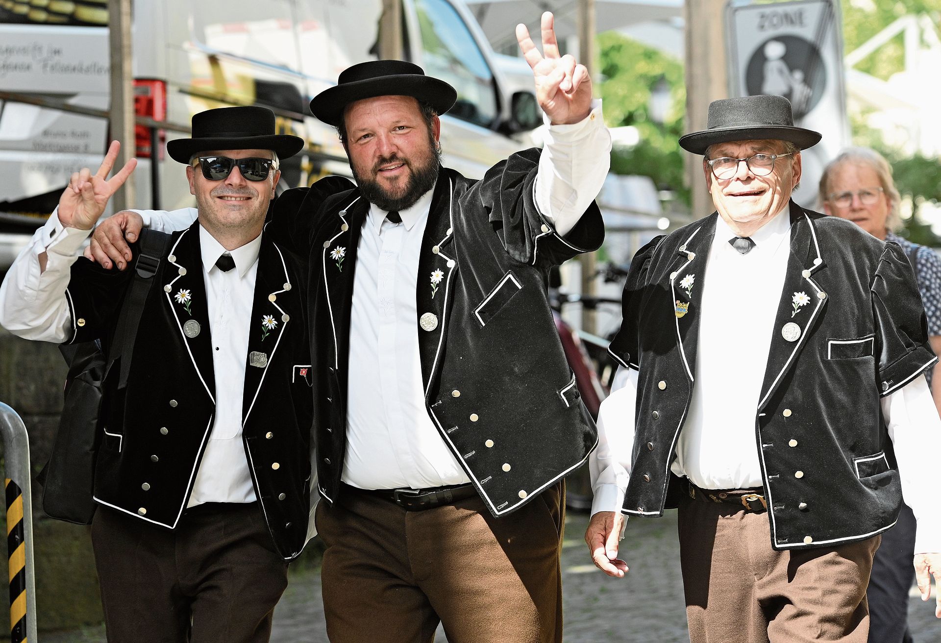 Am Samstag gehörte das «Stedtli» den Jodlern, im Bild ein Teil der Rothrister Fraktion. Am Samstag gehörte das «Stedtli» den Jodlern, im Bild ein Teil der Rothrister Fraktion.