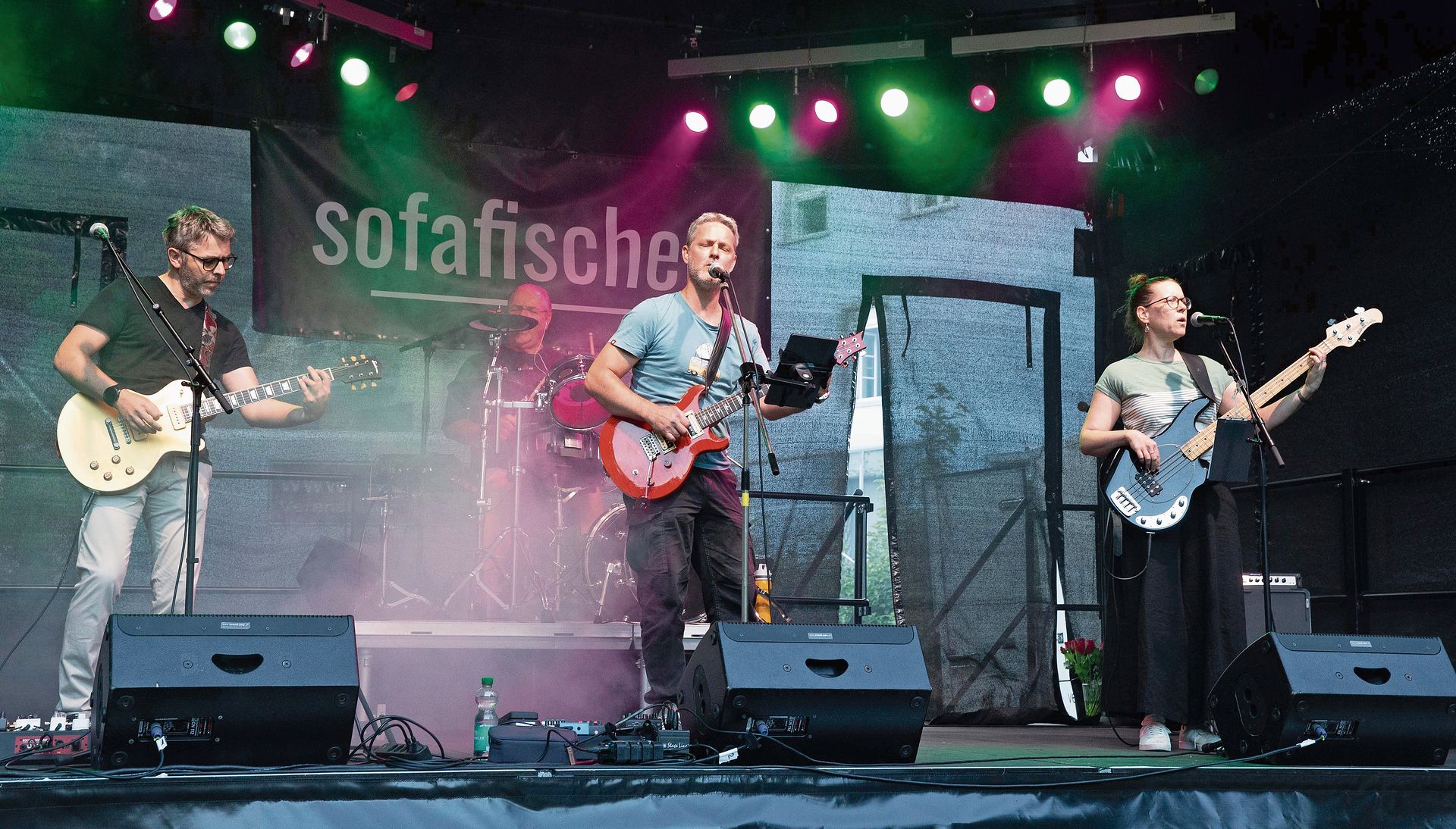 Die «Sofafischer» päsentierten selbstgemachte Geschichten über das Leben. Die «Sofafischer» päsentierten selbstgemachte Geschichten über das Leben.