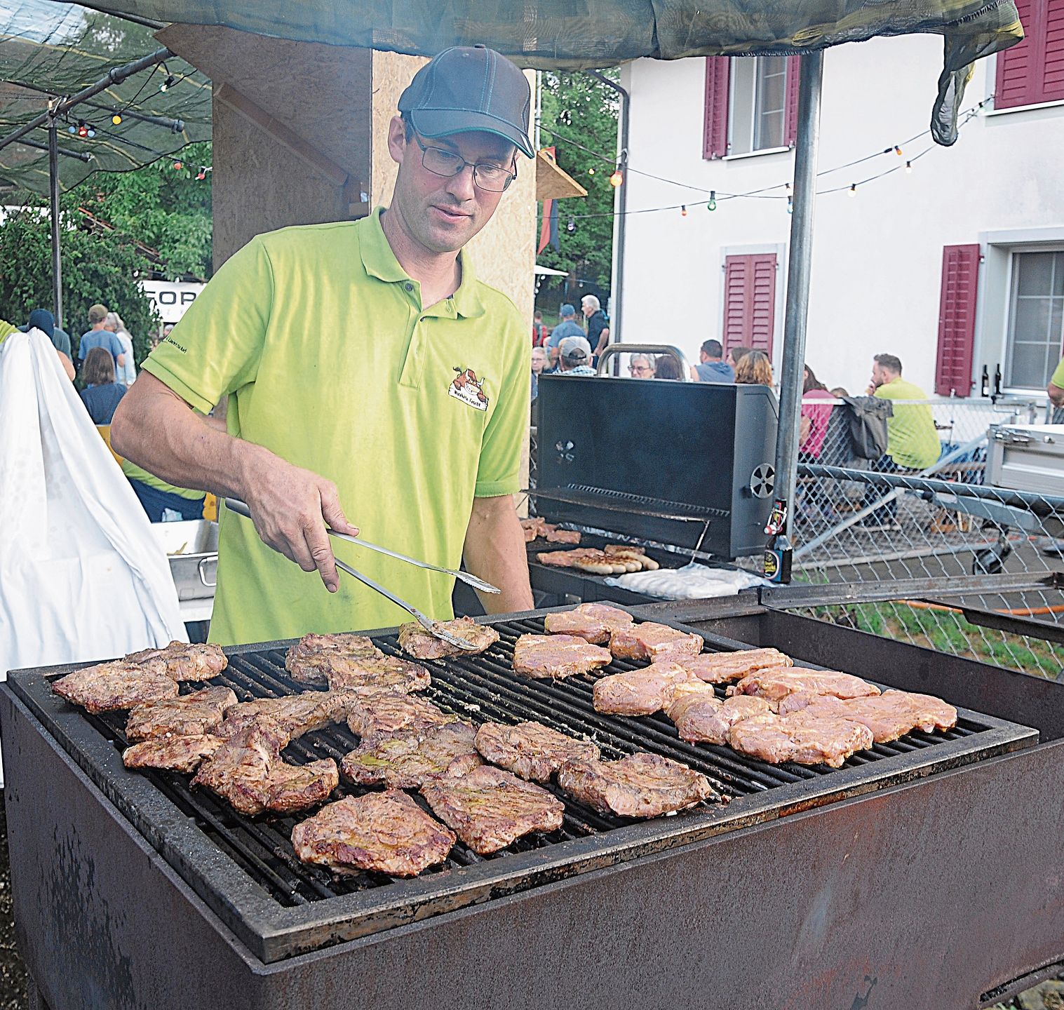 Die Steaks wurden im Akkord gebraten.