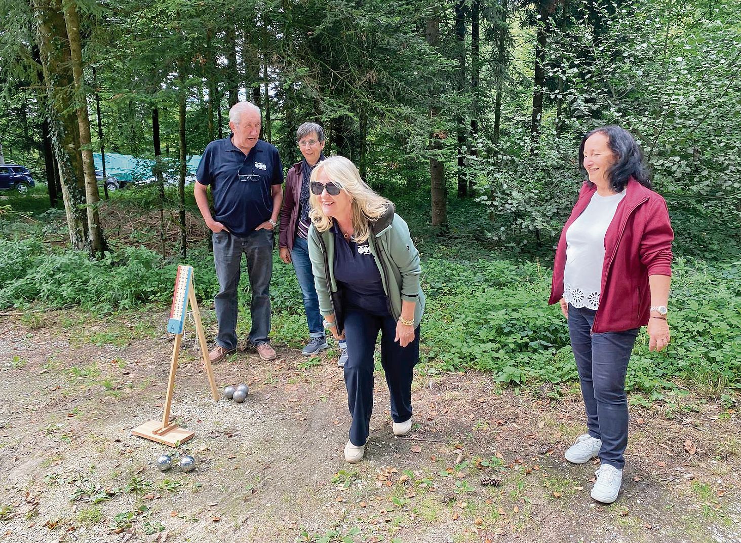 Spiel und Spass – und das mitten im Wald. Spiel und Spass – und das mitten im Wald.
