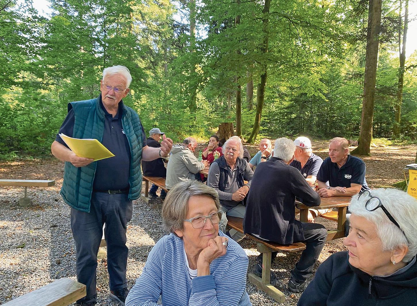 Präsident Werner Kurth begrüsste die Anwesenden.Bilder: Ruedi Friedli Präsident Werner Kurth begrüsste die Anwesenden.Bilder: Ruedi Friedli